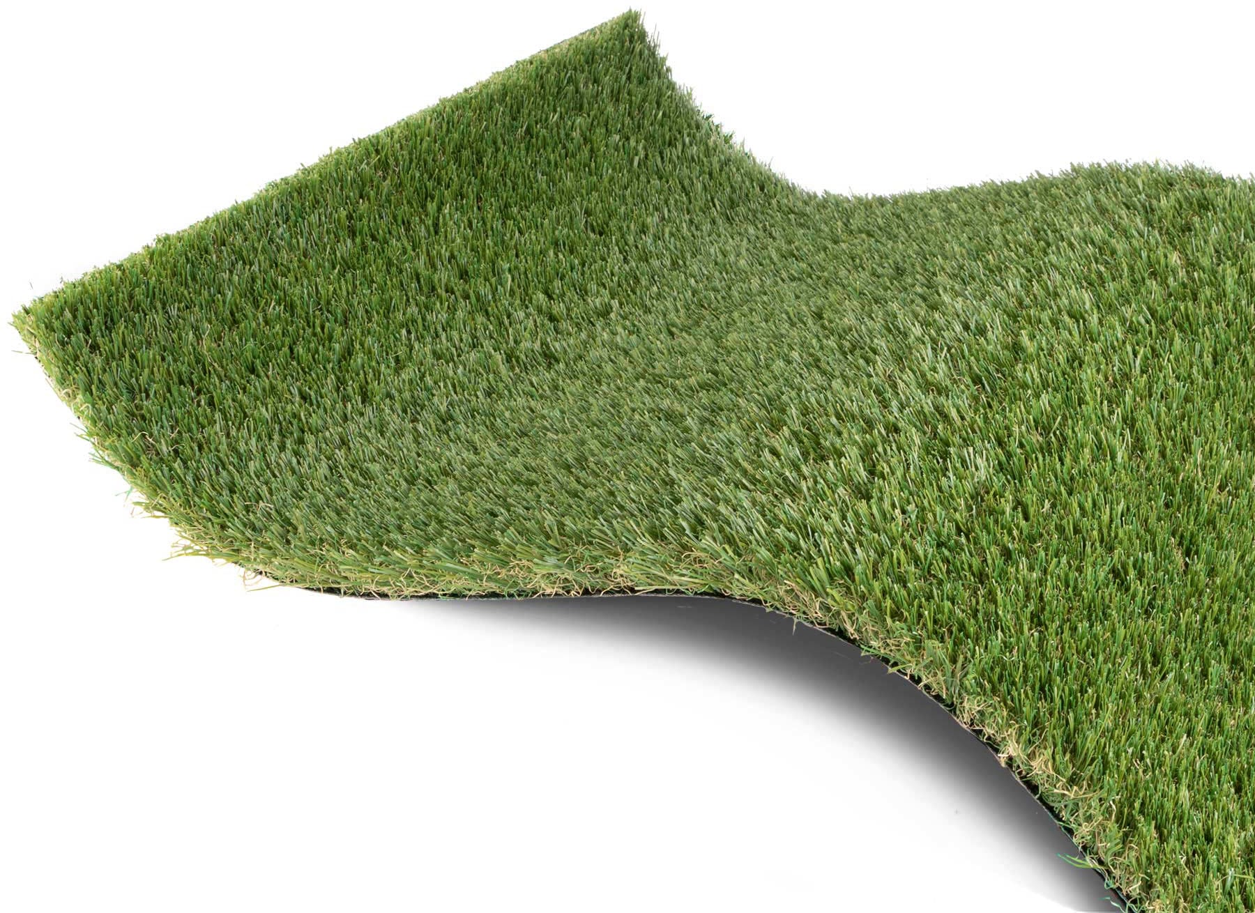 Kunstrasen "MIDSOMMAR, Made in Netherlands", grün, B:400cm H:40mm L:250cm, Polyethylen (PE), PRIMAFLOR-IDEEN IN TEXTIL, Teppiche, natürliche Optik, mit Drainagefunktion, ideal für Balkon & Terrasse