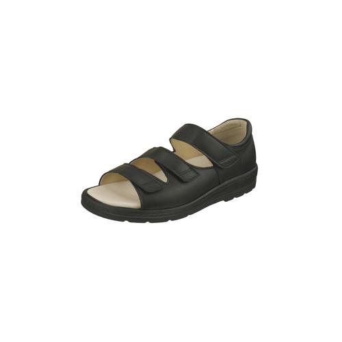 „Sandale NATURAL FEET „“Casablanca““ Gr. 38, schwarz Damen Schuhe Sandalen aus Glattleder“