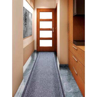 Läufer "Schmutzfangläufer MALAGA, Made in Belgium", grau, B:66cm H:6mm L:1450cm, Polypropylen (PP), PRIMAFLOR-IDEEN IN TEXTIL, Teppiche, Schmutzfangläufer, Schmutzfangmatte, meliert, gesteift, strapazierfähig, rutschhemmend Image