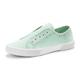 Sneaker LASCANA Gr. 38, grün (mint) Damen Schuhe Damenschuh Skaterschuh Slip-on-Sneaker Sneaker low Sommerschuh