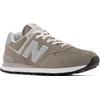 Sneaker NEW BALANCE "ML574 Core", Gr. 41,5, grau (stein, grau), Leder, Textil, Schuhe Modernsneaker, Topseller