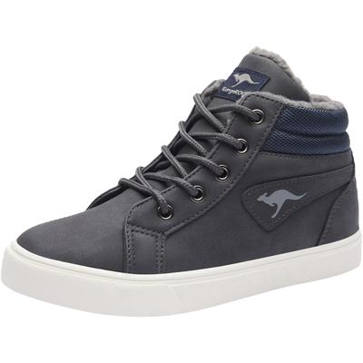 Sneaker KANGAROOS "KaVu I" Gr. 28, blau (navy) Schuhe Sneaker Warmfutter