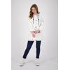 Regenjacke DEPROC ACTIVE "Friesennerz WIZZARD PEAK WOMEN UMBR", Damen, Gr. 40 (M), weiß, Obermaterial: 100% Polyurethan; Futter: 100% Polyester, casual, figurumspielend, Langarm gerader Abschluss mit Druckknopf, Jacken, auch in Großen Größen erhältlich
