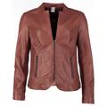 Lederjacke JCC "Lida" Gr. 44, rot (bordeau) Damen Jacken Lederjacken