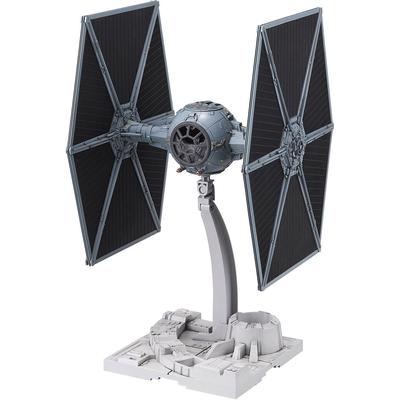 Modellbausatz BANDAI "Star Wars TIE Fighter" Modellbausätze grau Kinder