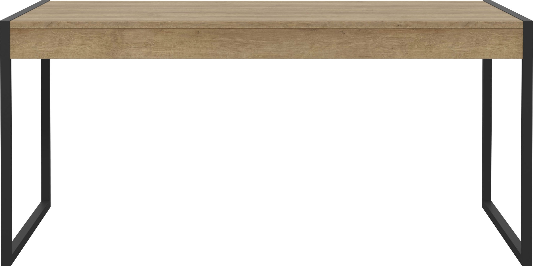 Esstisch FORTE "High Rock", braun (riviera eiche, schwarz, rivera eiche), B:166cm H:76,9cm T:90,2cm, Tische, Rechteckiger Esstisch Esstisch, Breite 166 cm Image