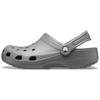 Clog CROCS "Classic", Herren, Gr. 41, grau, Croslite, sportlich, Schuhe, Sommerschuh, Gartenschuh, Poolslides, mit typischem Logo
