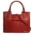 Henkeltasche CLUTY Gr. B/H/T: 30 cm x 20 cm x 6 cm onesize, rot Damen Taschen Handtaschen