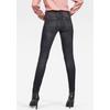 Skinny-fit-Jeans G-STAR "Mid Waist Skinny", Damen, Gr. 27, Länge 30, grau (dusty grau), Denim/Jeans, Obermaterial: 92% Baumwolle, 7% Polyester, 1% Elasthan, modisch, skinny fit lang, Jeans, mit Elasthan-Anteil