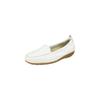 Mokassin NATURAL FEET "Marie", Damen, Gr. 44, weiß, Leder, feminin, Schuhe Damenschuh Mokassin Slipper, aus weichem Hirschleder