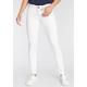 Skinny-fit-Jeans ARIZONA "mit Keileinsätzen" Gr. 23, K + L Gr, weiß (white) Damen Jeans Röhrenjeans