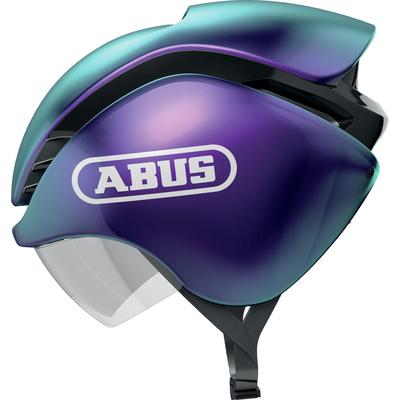 Rennradhelm ABUS "GAMECHANGER Tri shiny black" Helme Gr. S Kopfumfang: 51cm - 55cm, lila (flipflop purple)