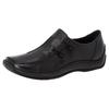 Slipper RIEKER, Damen, Gr. 36, schwarz, Leder, Lederimitat, sportlich, Schuhe, Schlupfschuh, Freizeitschuh, Halbschuh mit Stretcheinsatz