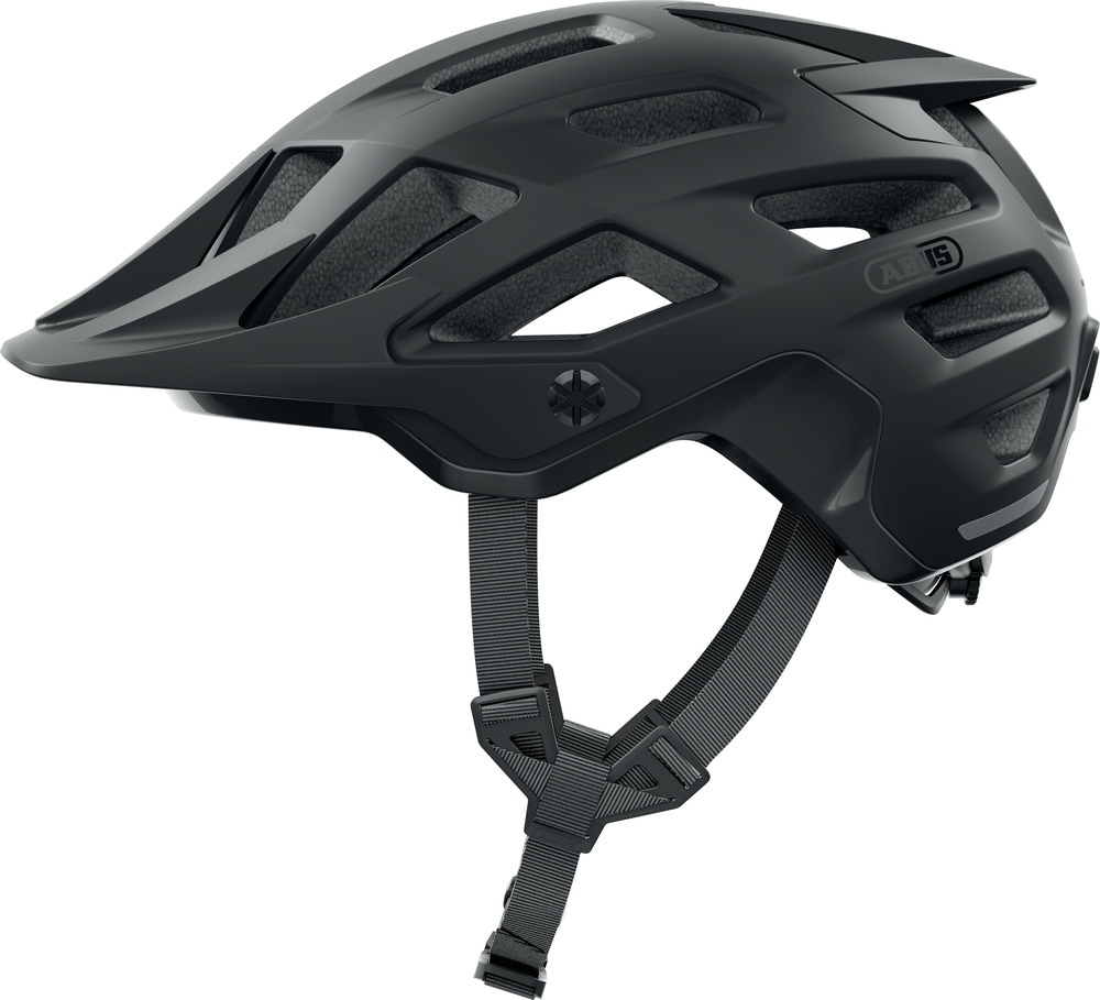 Mountainbikehelm ABUS "MOVENTOR 2.0" Gr. M, schwarz (velvet schwarz), Helme, M Kopfumfang: 54cm - 58cm Image