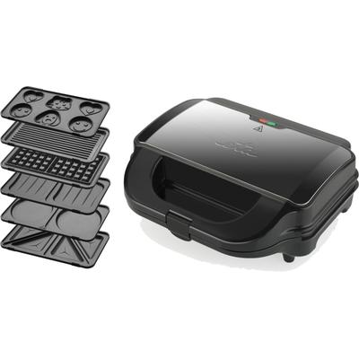 ETA Sandwichmaker "6in 1 SORENTO Plus ETA515190000", schwarz, B:29,5cm H:11,5cm T:25,5cm, Sandwichmaker Image