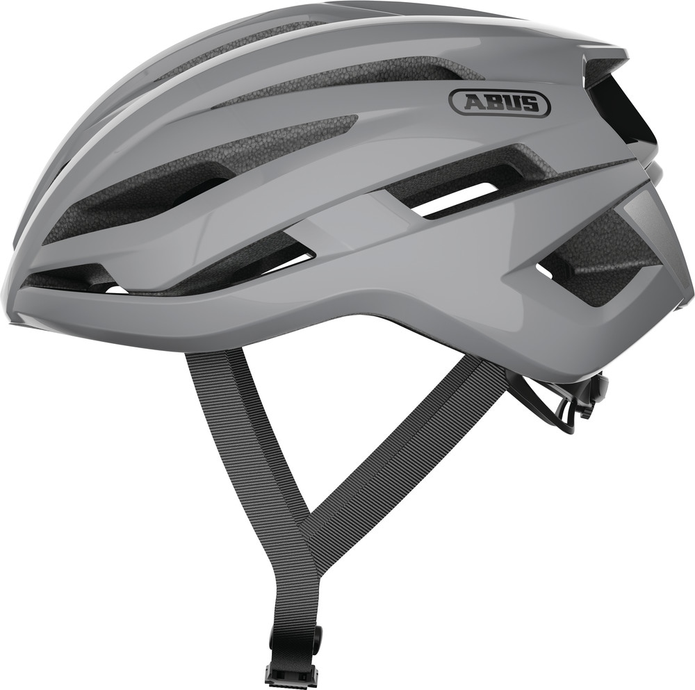 Rennradhelm ABUS "STORMCHASER" Gr. S, grau (race grau), Helme, S Kopfumfang: 51cm - 55cm Image