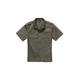 Langarmhemd BRANDIT "Brandit Herren Short Sleeves US Shirt" Gr. 4XL, US-Größen, grün (olive) Herren Hemden Oberhemden