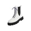 Stiefel LEI BY TESSAMINO "Frizzi", Damen, Gr. 40, weiß, Leder, casual, Schuhe, mit weichem Wechselfußbett
