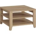 Couchtisch INOSIGN "Cestino" Tische Gr. B/H/T: 68 cm x 43,8 cm x 68 cm, beige (jackson hickory) Couchtisch Holz-Couchtische Eckige Couchtische