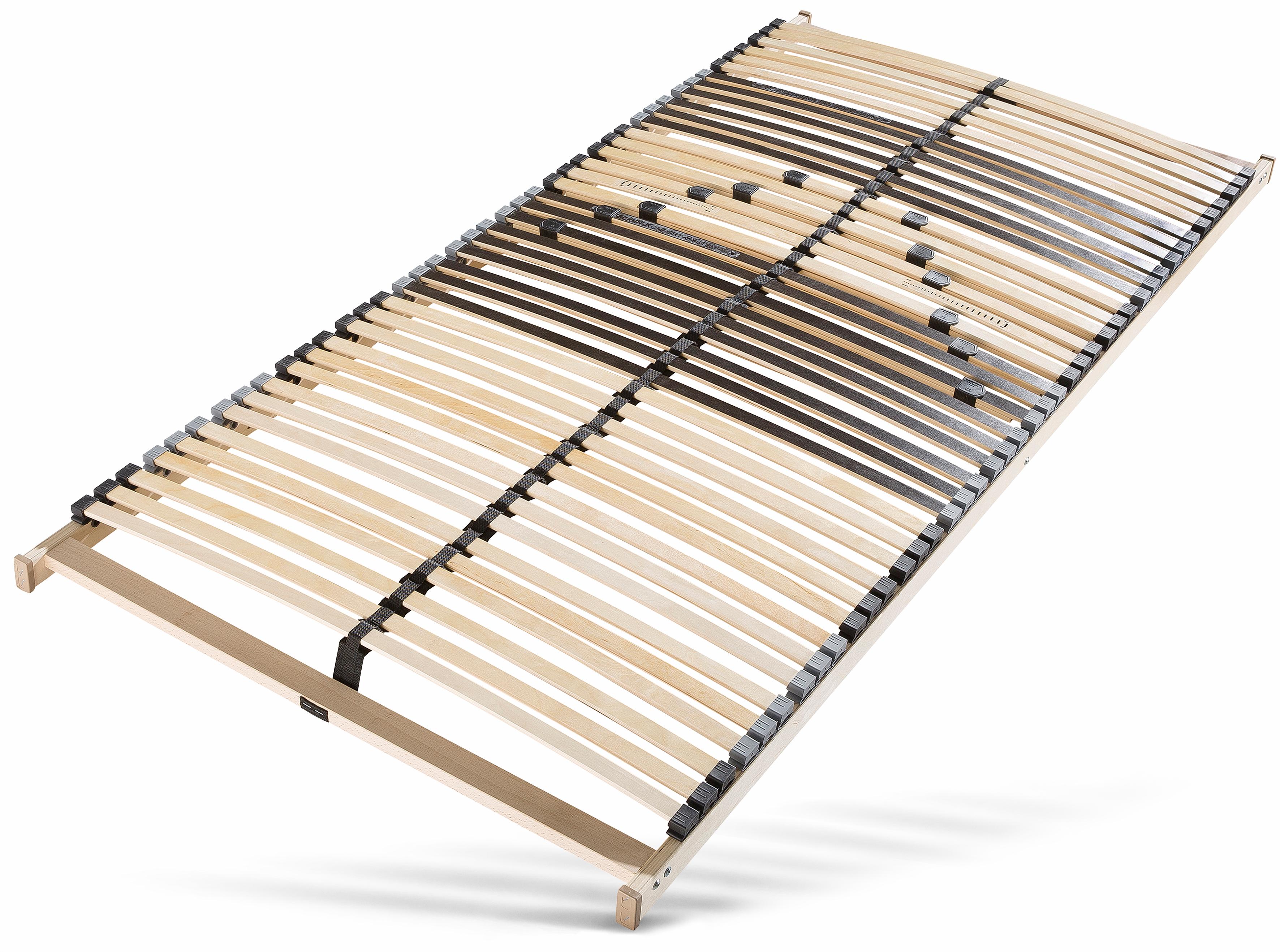 Lattenrost BECO "Heros Fix NV 2-tlg.", beige, B:90cm H:7,5cm L:200cm, Lattenroste, Lattenrost, 8 Zonen-Luxus, Härteregulierung