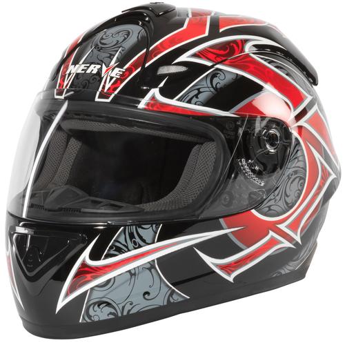 Motorradhelm NERVE ""NH2013"" Helme Gr. M Kopfumfang: 57cm - 58cm, rot