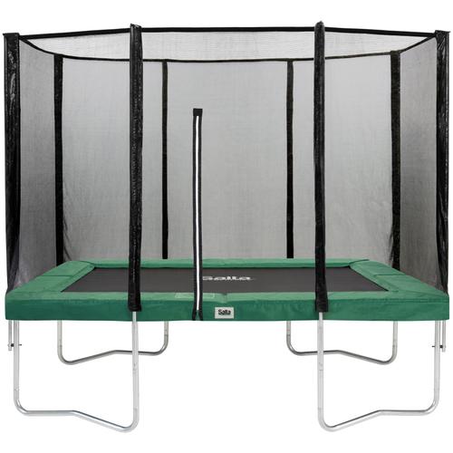 „Gartentrampolin SALTA „“Combo““ Trampoline Gr. B: 214 cm, grün (schwarz, grün) Kinder Trampoline Schutzrand“