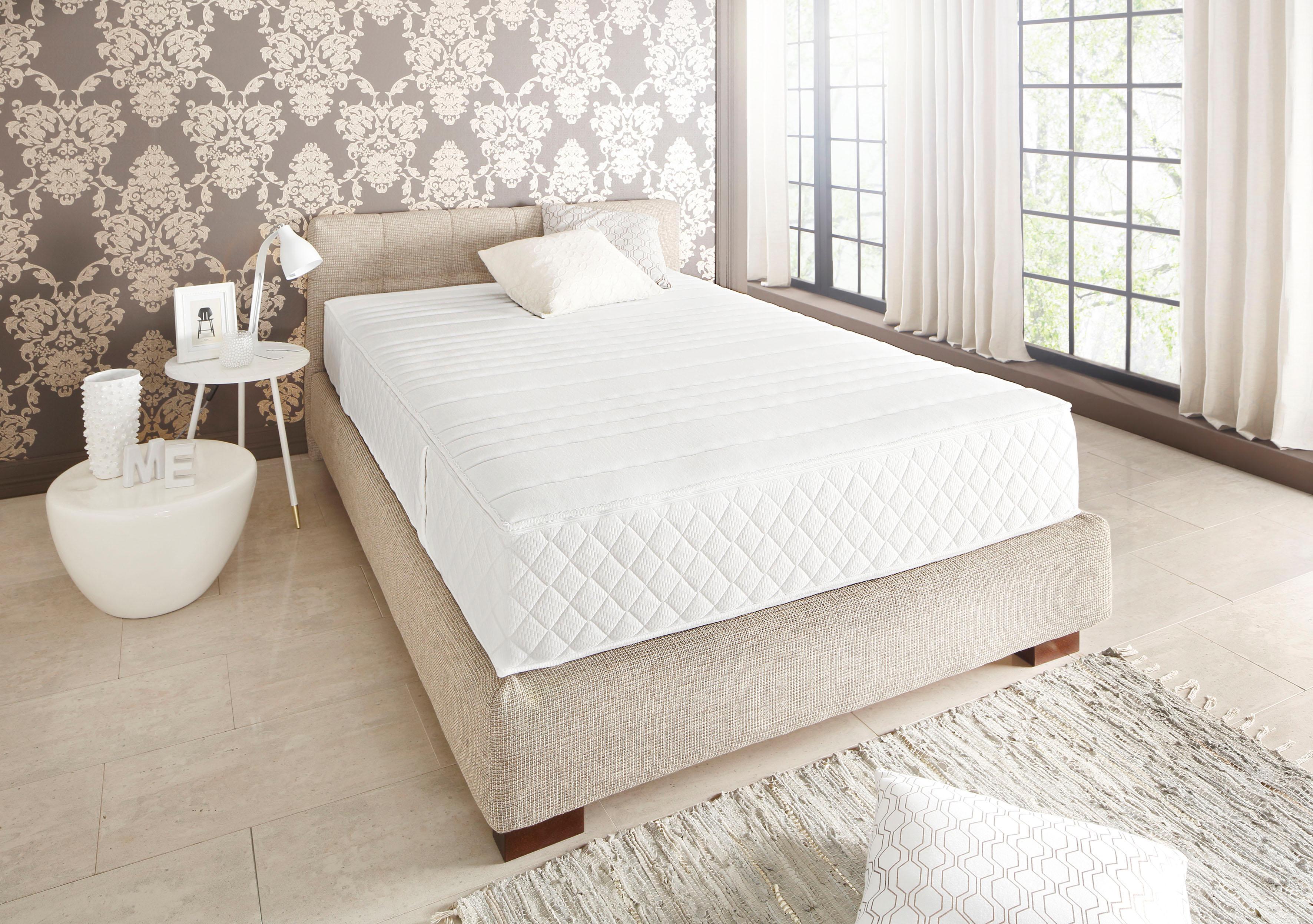 Taschenfederkernmatratze FAN "ProVita Relax 1.000 T, Matratze in 90x200 cm, 140x200 cm" Gr. 2, weiß, B:100cm H:30cm L:200cm, Bezug: 100% Polyester, Matratzen, Matratze in Luxus-Höhe & 1034 Federn bei 100x200 cm