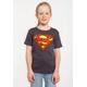 T-Shirt LOGOSHIRT "Superman" Gr. 92, blau Mädchen Shirts T-Shirts