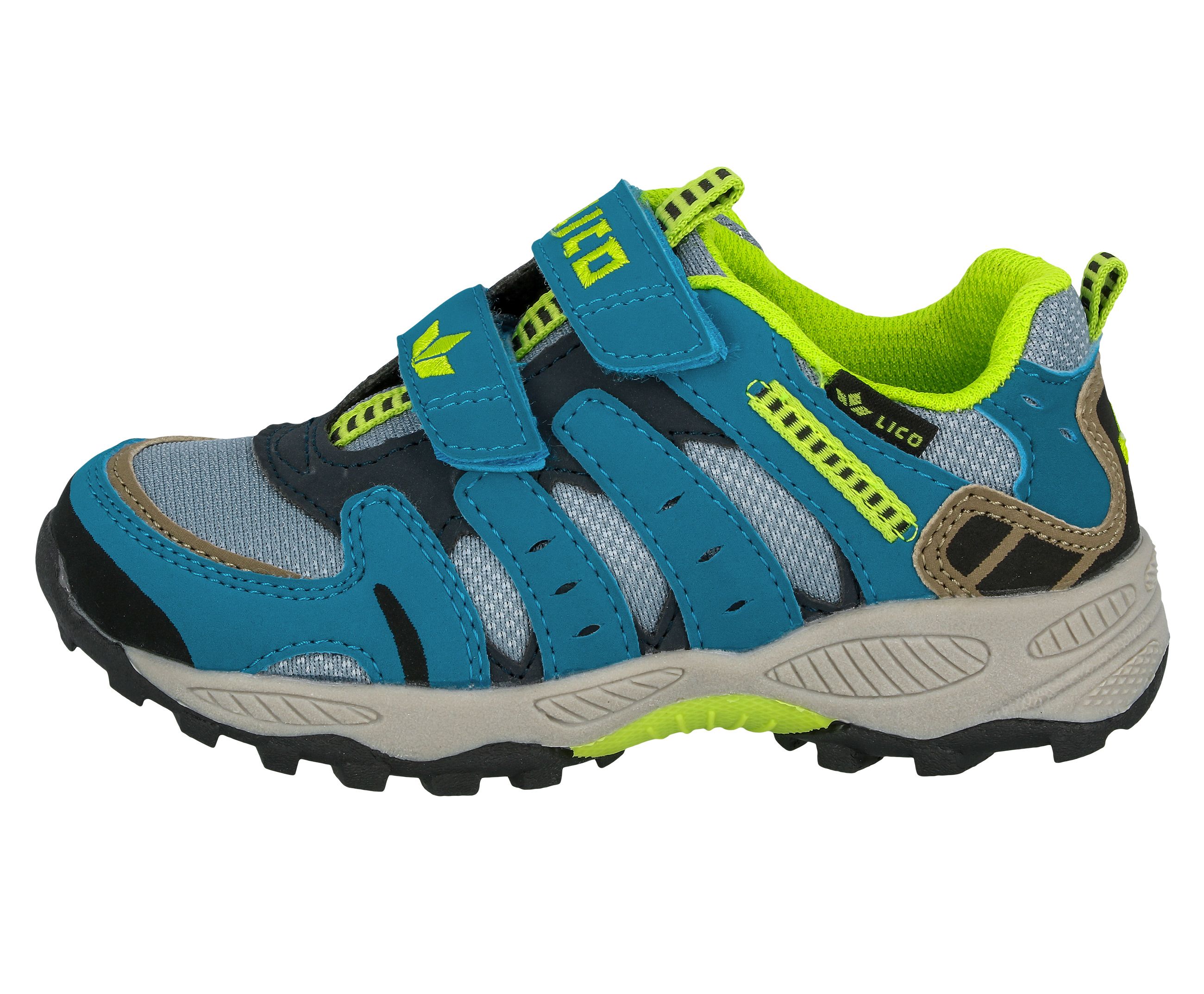 Outdoorschuh LICO "Outdoorschuh Fremont V", Kinder, Gr. 37, grau, Synthetik, Schuhe Outdoorschuh