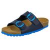 Hausschuh LICO "Pantolette Bioline Kids", Gr. 27, blau, Synthetik, Schuhe