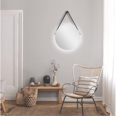 LED-Lichtspiegel TALOS, weiß (weiß matt), Ø:50cm, Spiegel, rund, mit indirekter LED Beleuchtung, matt Ø 50 cm Image