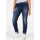 Jogg Pants KANGAROOS Gr. 36, N-Gr, blau (blue, used) Damen Jeans Jogger-Pants Stretchjeans Jogg Treggings Destroyed-Jeans Jeggings Slim-fit-Jeans Homewear Hose Jogginghosen