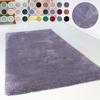 Hochflor-Teppich ESPRIT "Relaxx ESP-4150" Gr. 31, lila (violett), B:130cm H:25mm L:190cm, Kunstfaser, Teppiche, Wohnzimmer, sehr große Farbauswahl, weicher dichter Hochflor