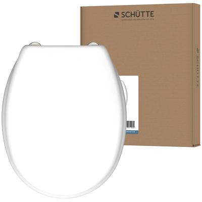 WC-Sitz SCHÜTTE WC-Sitze weiß Duroplast,maximale Belastung der Klobrille 175 kg