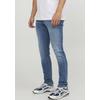 Slim-fit-Jeans JACK & JONES "JJIGLENN JJORIGINAL CB 774 NOOS", Herren, Gr. 28, Länge 30, blau (light blau denim), Denim/Jeans, Obermaterial: 70% Baumwolle, 28% Polyester, 2% Elasthan, Abriebeffekte, modisch, slim fit knöchellang, Jeans