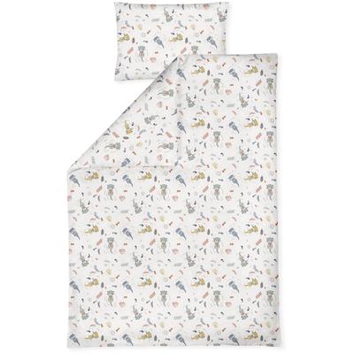 Kinderbettwäsche JULIUS ZÖLLNER "Little Otti", bunt, B/L: 100cm x 135cm, , Jersey, B/L: 40cm x 60cm, Jersey, Obermaterial: 100% Baumwolle, Bettwäsche