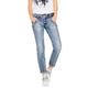 Boyfriend-Jeans HEINE Gr. 21, Kurzgrößen, blau (bleached) Damen Jeans 5-Pocket-Jeans Bestseller