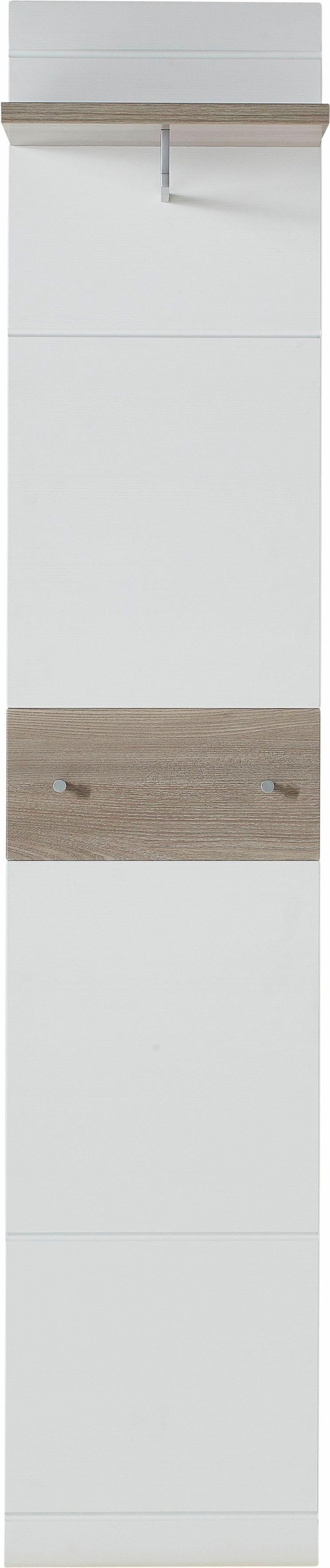 Garderobenpaneel GERMANIA "GW-Mali", weiß (nelson, eiche, nachbildung, weiß), B:39 H:195 T:30, MDF, Garderobenpaneele Image