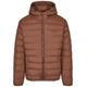 Winterjacke URBAN CLASSICS "Herren Basic Bubble Jacket" Gr. 5XL, braun (bark) Herren Jacken Übergangsjacken