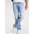 Loose-fit-Jeans CAMP DAVID Gr. 32, Länge 34, blau (light vintage) Herren Jeans Comfort Fit