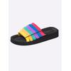 Badepantolette SIEBI`S, Gr. 38, bunt, Synthetik, Schuhe Pantolette
