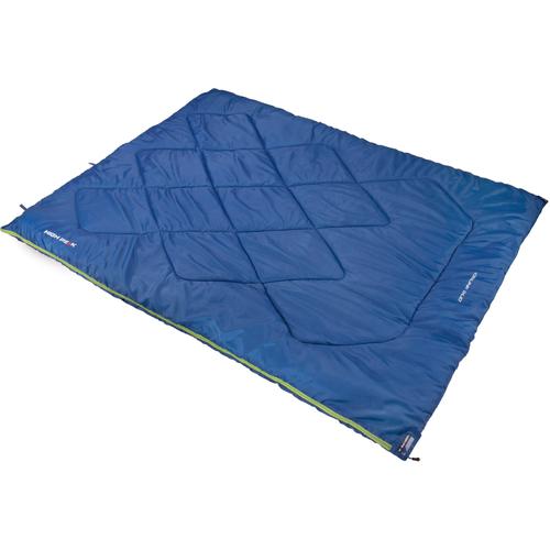 "Doppelschlafsack HIGH PEAK ""Ceduna Duo"" Schlafsäcke Gr. B/L: 150 cm x 200 cm, blau (blau, dunkelblau) Damen Taschen PFC frei"