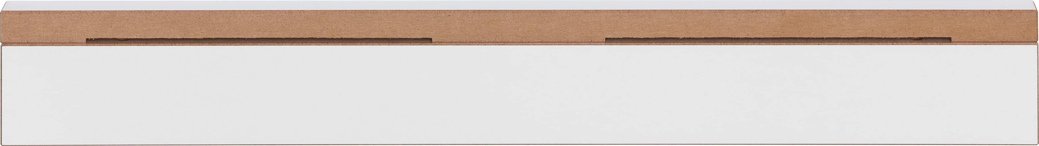 Garderobenpaneel TOJO "Tojo-grad schlüssel", weiß, B:60cm H:8cm T:2cm, MDF, Garderobenpaneele, Garderobenpaneel, Breite 60 cm