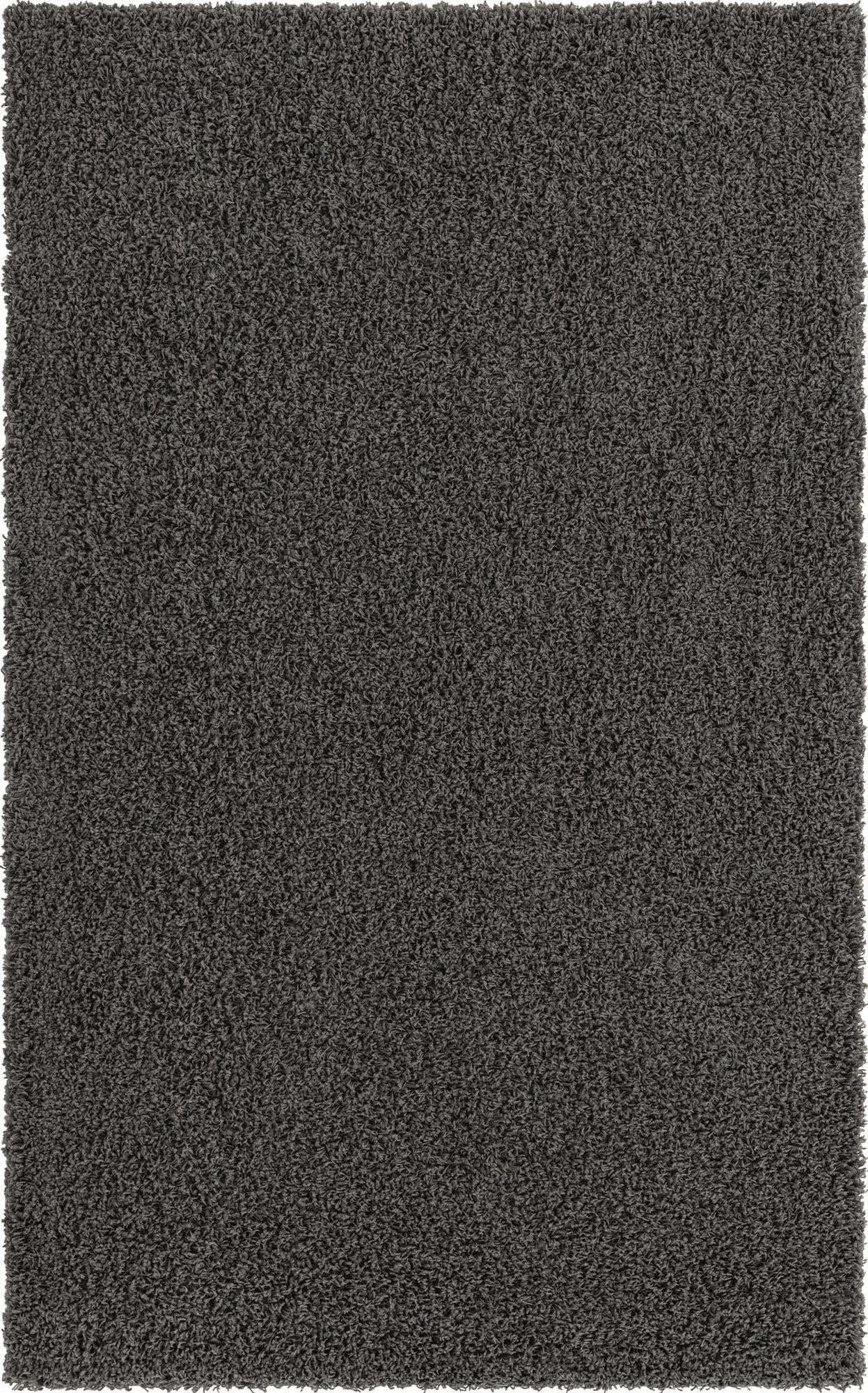 Hochflor-Teppich "Shaggy Shag, LAGERRÄUMUNG", grau (dunkelgrau), B:152cm H:38mm L:244cm, Polypropylen (PP), MYFLAIR MÖBEL & ACCESSOIRES, Teppiche, gewebt, Uni Farben, ideal im Wohnzimmer & Schlafzimmer Image