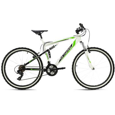 Mountainbike KS CYCLING "Scrawler" Gr. 51, weiß (weiß, weiß), Fahrräder, 51cm, 26 Zoll (66,04cm), für Herren, Kettenschaltung