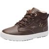 Sneaker KANGAROOS "Kavu X", Gr. 36, braun (dunkelbraun), Synthetik, Textil, sportlich, Schuhe