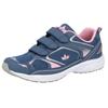 Laufschuh LICO "Joggingschuh Silas V", Gr. 43, blau (grau), Synthetik, Schuhe Halbschuh Klettschuh Laufschuh Modernsneaker