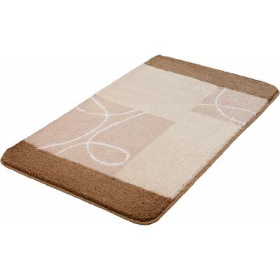 Badematte MEUSCH "Curly" Gr. 2, grau (taupe), H:20mm, Kunstfaser, Badematten, Badteppich, modernes Design, waschbar Image