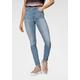 Skinny-fit-Jeans ONLY "ONLPAOLA" Gr. L, Länge 30, blau (light blue denim) Damen Jeans 5-Pocket-Jeans Röhrenjeans