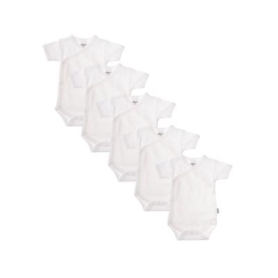 Body LILIPUT "Uni Weiß", Baby, Gr. 50/56, EURO-Größen, weiß, 100% Baumwolle, unifarben, kurz, Kurzarm, Bodies, mit praktischer Druckknopfleiste Image